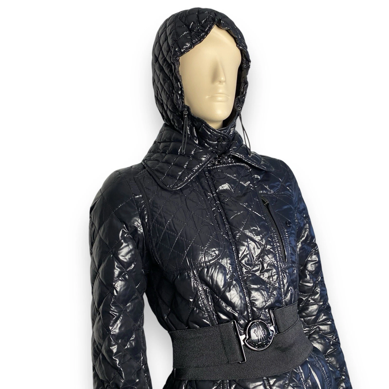 Moncler Montagris cappotto trapuntato donna piumino lana leggero taglia 1 XS S