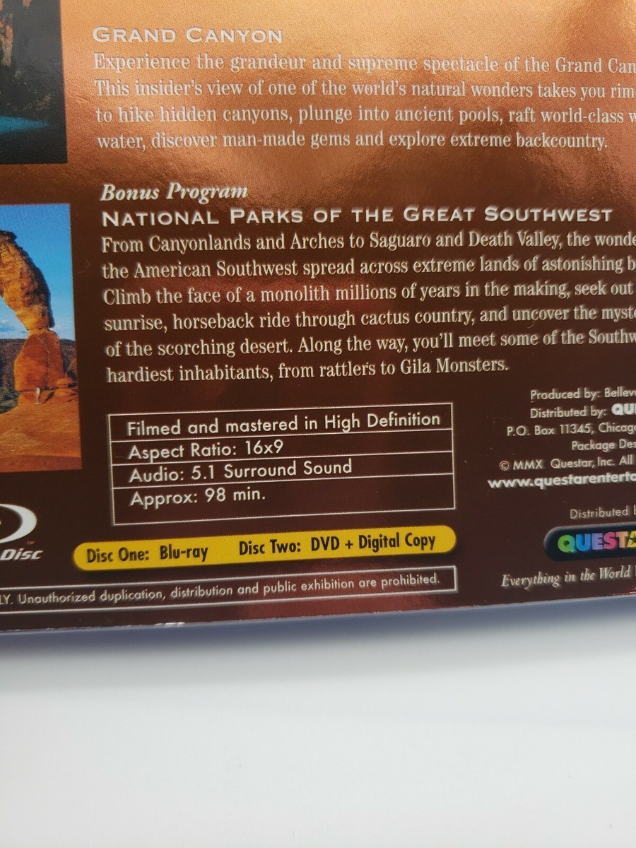 Scenic National Parks - Grand Canyon (Blu-ray, DVD + Digital