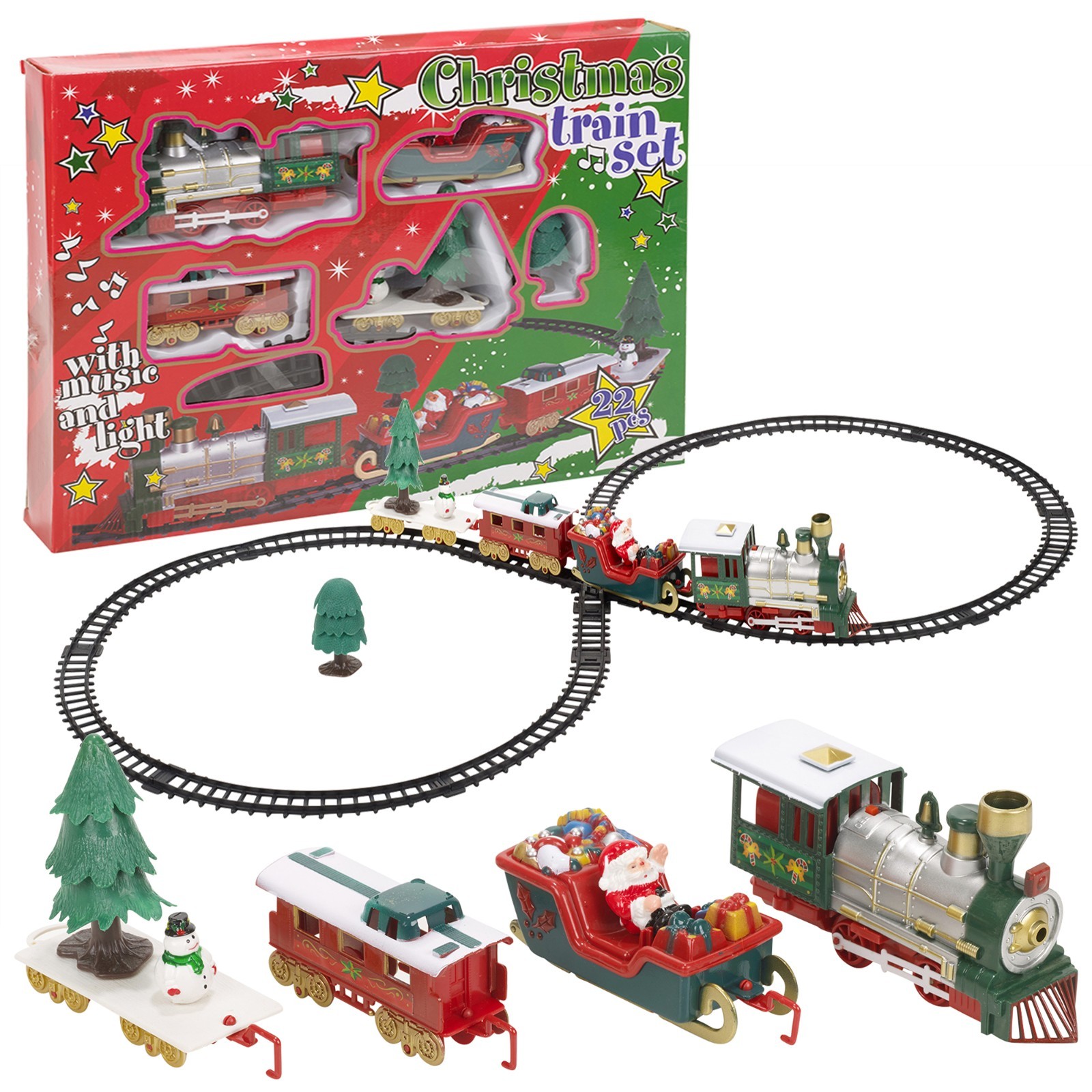santa train set