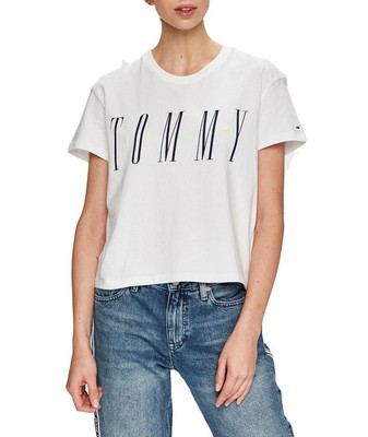 t shirt tommy hilfiger fluo