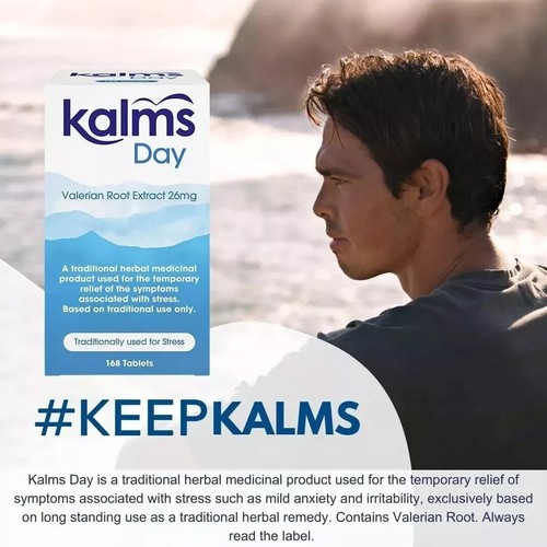 Kalms Day Traditional Herbal Produc for Symptoms associated with Stress -168 Tab - Picture 6 of 6