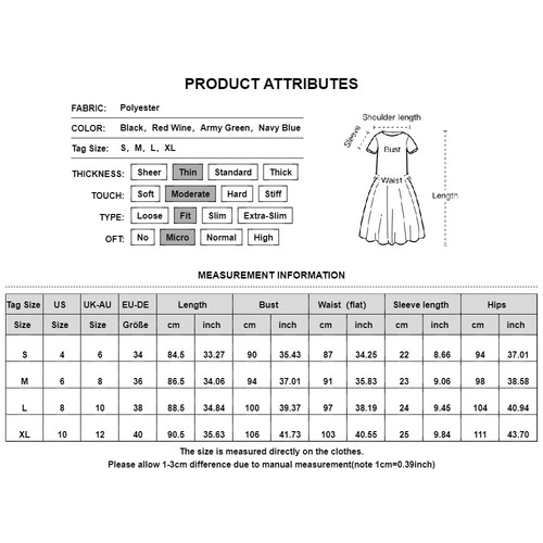 Women Solid Short Sleeve Casual Shirt Dress V-Neck Summer Holiday Beach Dresses - Bild 2 von 21