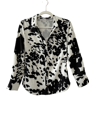 Zara 2025 Camicia Stampa Animali Zara Zara Camicia Lunga