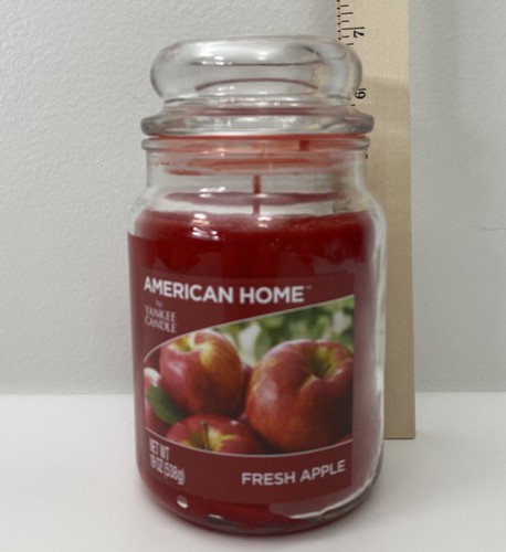 American Home by Yankee Candle Fresh Apple Large 19 oz Single Wick Jar with Lid - Picture 8 of 11