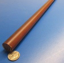 Phenolic Micarta XX Paper Rods .875" 7/8" Diameter x 48" Long
