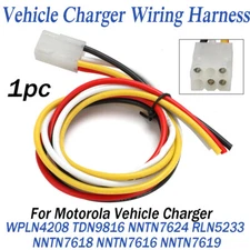Power Cable For Motorola Vehicle Charger Wiring Harness Plug WPLN4208 NNTN7624