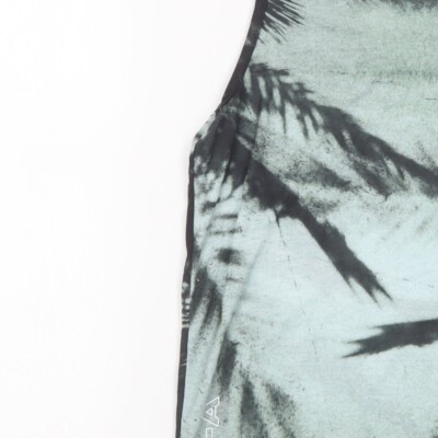 Débardeur Fille Primark – Noir Floral – Polyester – Taille 10-11 Ans – Occasion