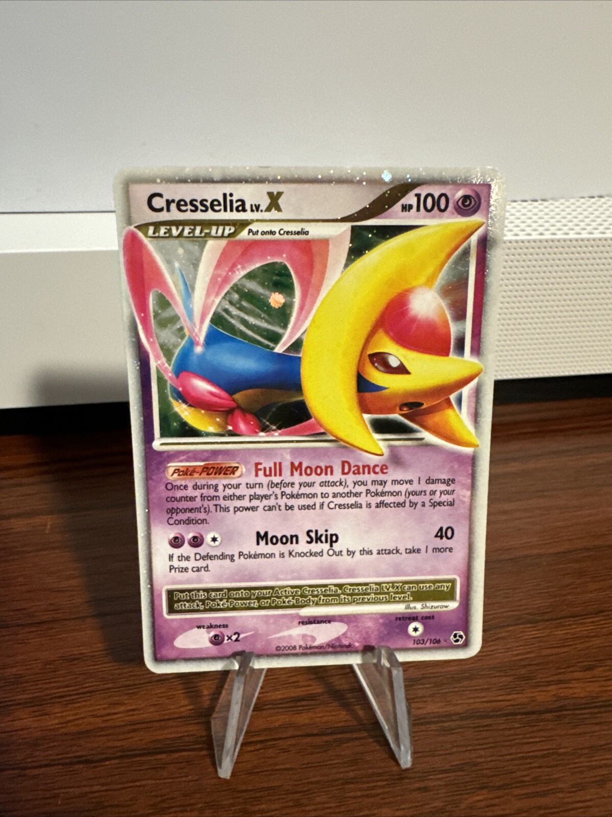 Pokémon TCG Cresselia LV.X Great Encounters 103/106 Holo Rare Holo LV.X