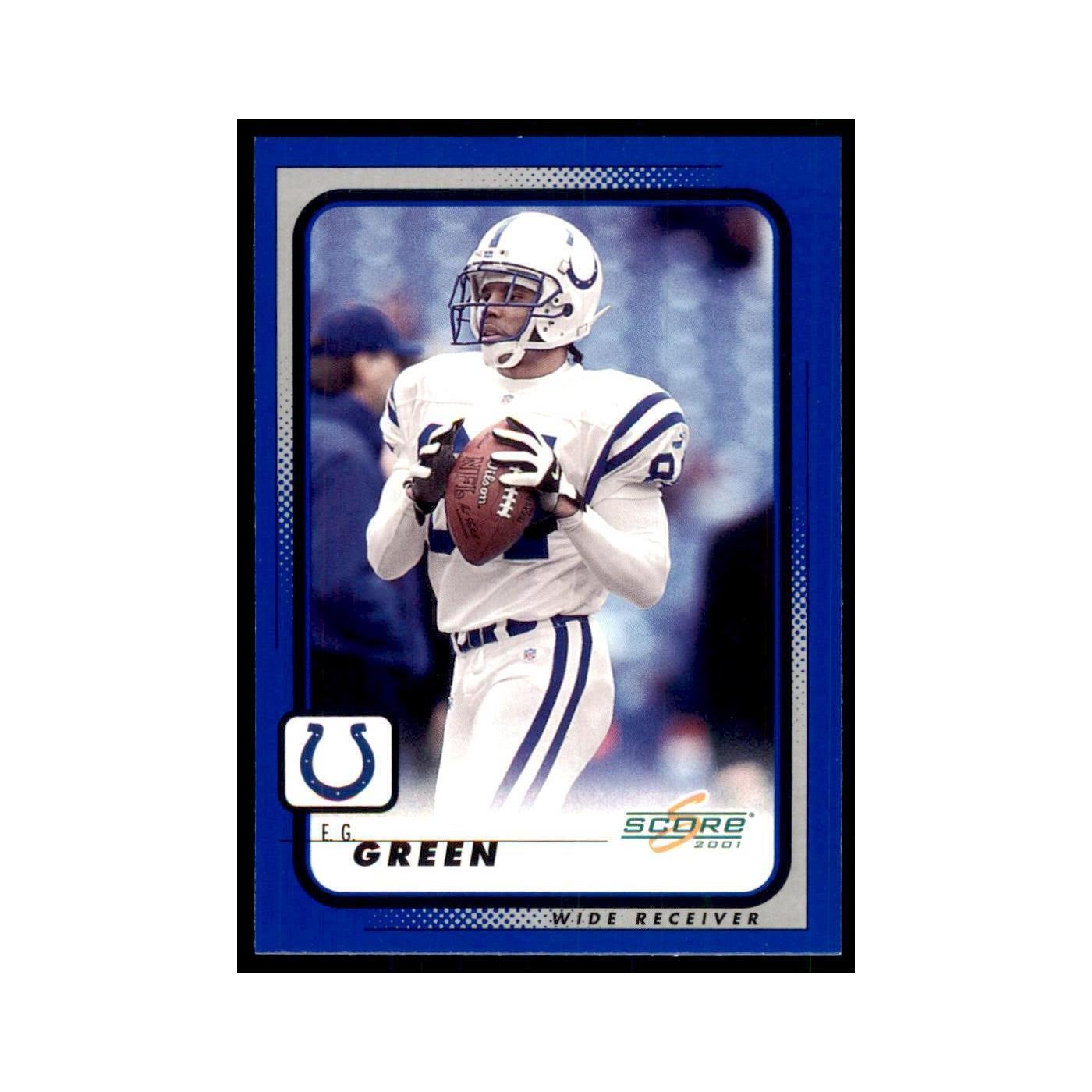 E.G. Green 2001 Score #82 Football Card NM