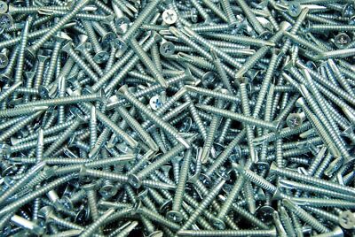 (500) Phillips Flat Head 10 x 2'' Self-Drilling Screws Tek Zinc #3 Point