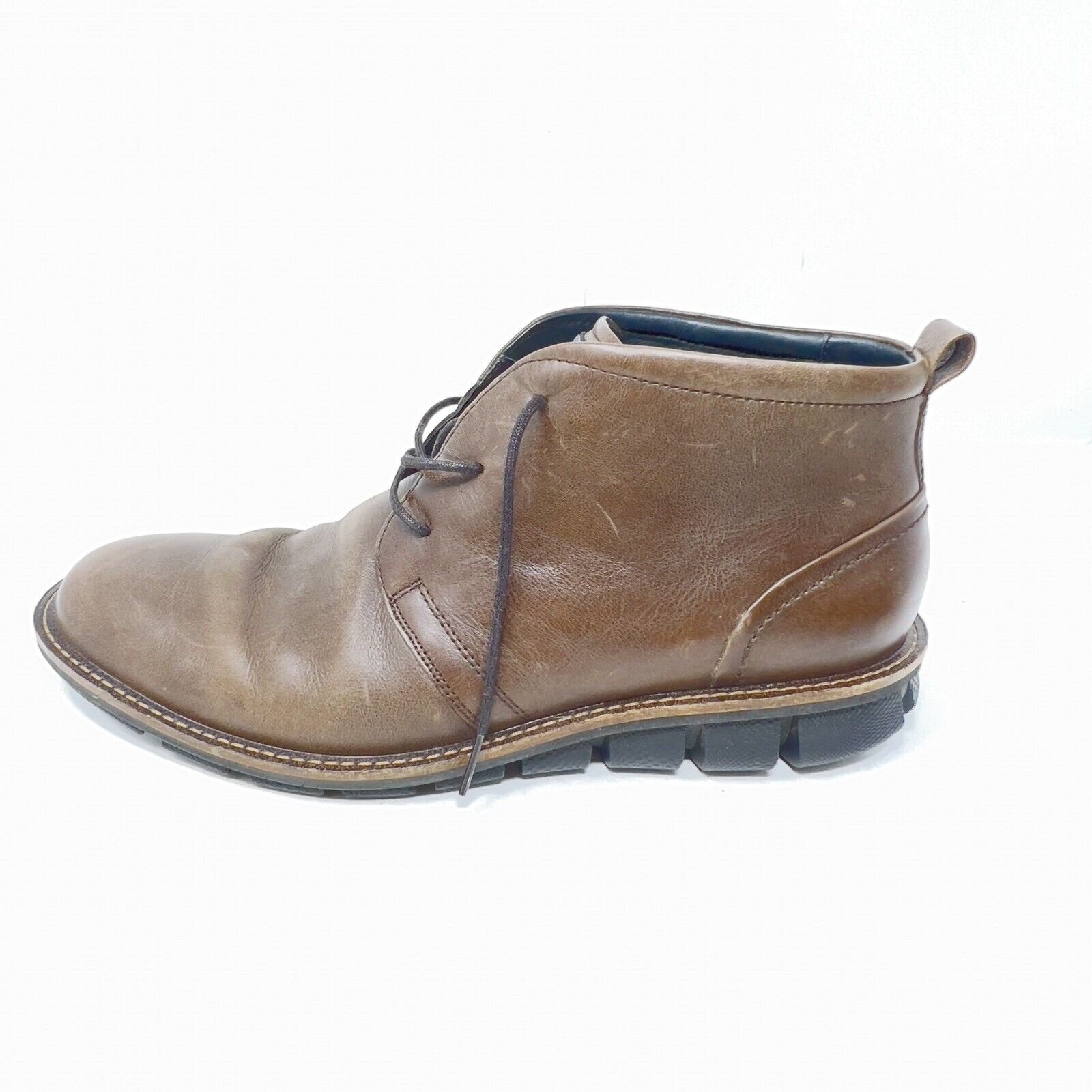 I tide bold Gå vandreture Ecco Men Boots Jeremy Hybrid Danish Designs Chukka Leather Brown Size 44 US  10 | eBay