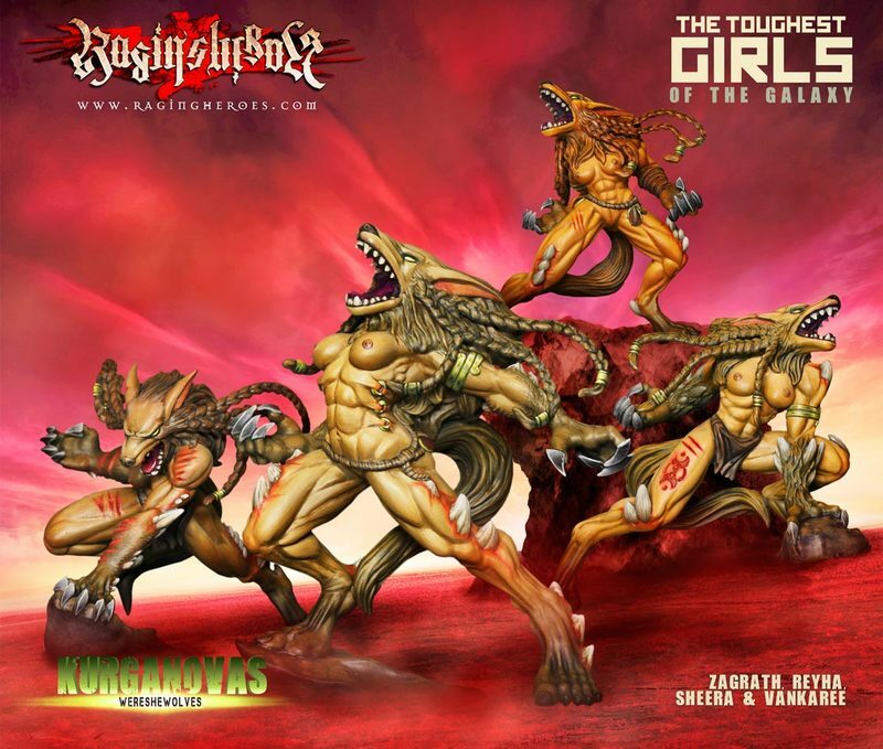 Неистовые герои Заграт Рейха Шира и Ванкари KST Женщины-оборотни 24590₽