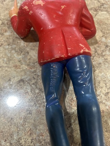 VINTAGE 1987 WWF VINCE McMAHON TITAN SPORTS ACTION FIGURE - Picture 5 of 6