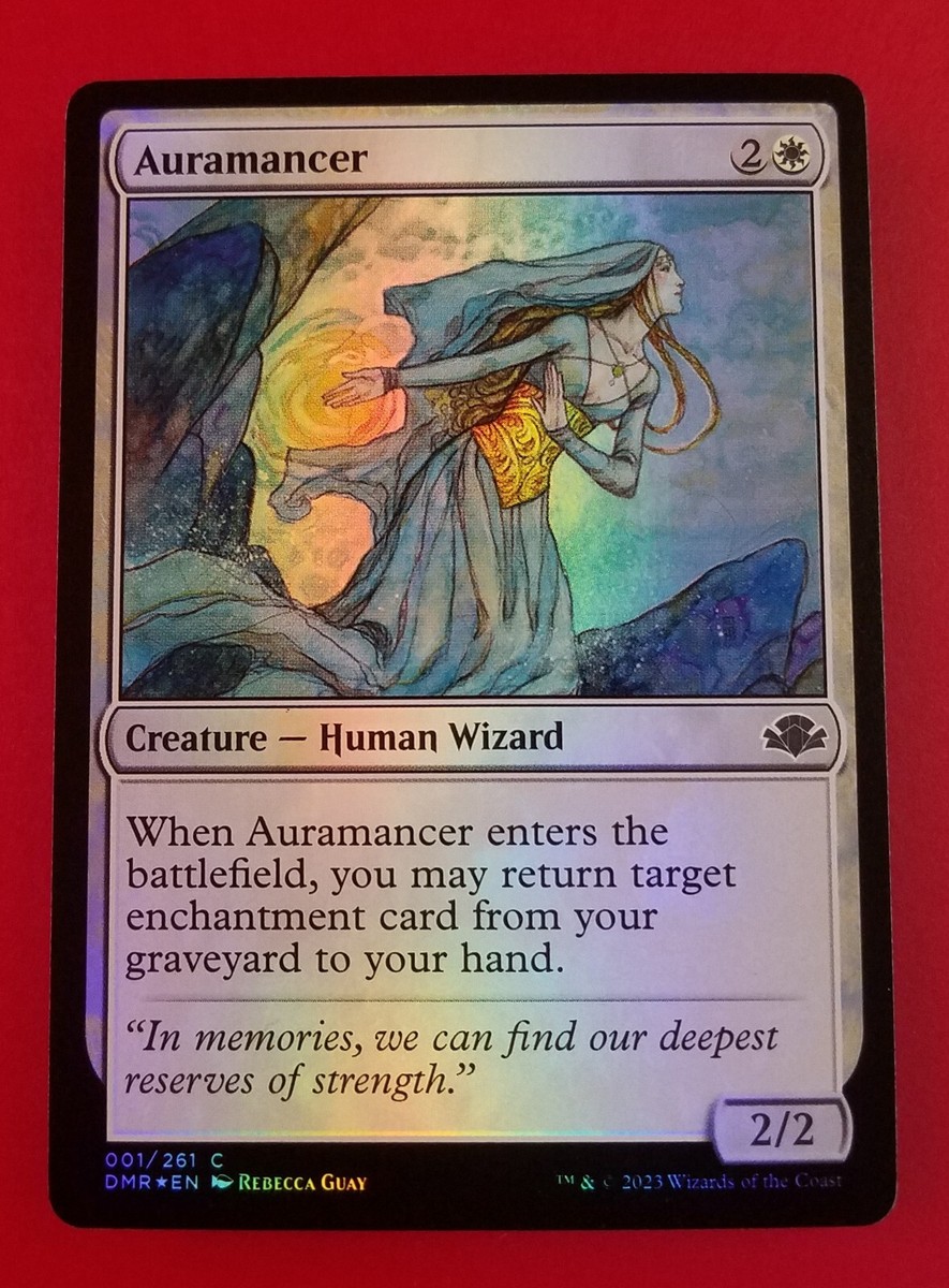 1x Auramancer | FOIL | Dominaria Remastered | MTG Magic Cards | eBay