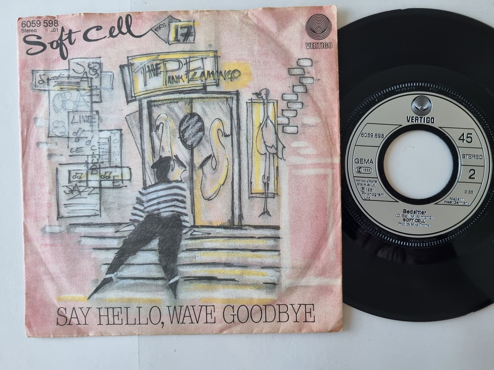 Soft Cell - Say hello, wave goodbye/ Bedsitter 7'' Vinyl Germany