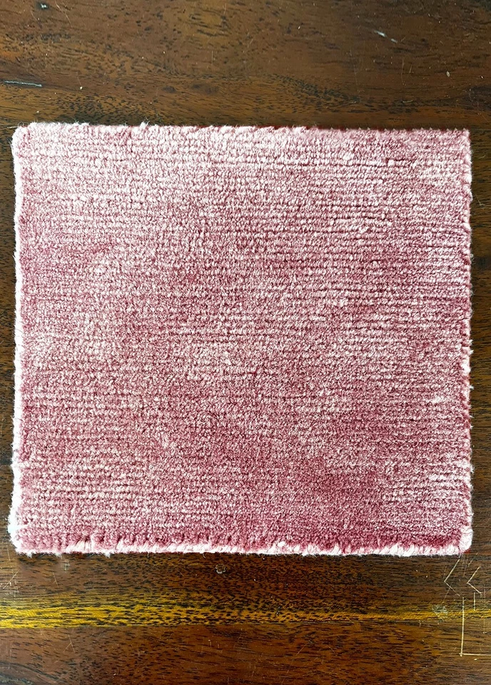 Handmade Home Décor Wool Rug Hand Woven Table Mat Rusty Pink Kitchen Placemat - Image 4 of 4