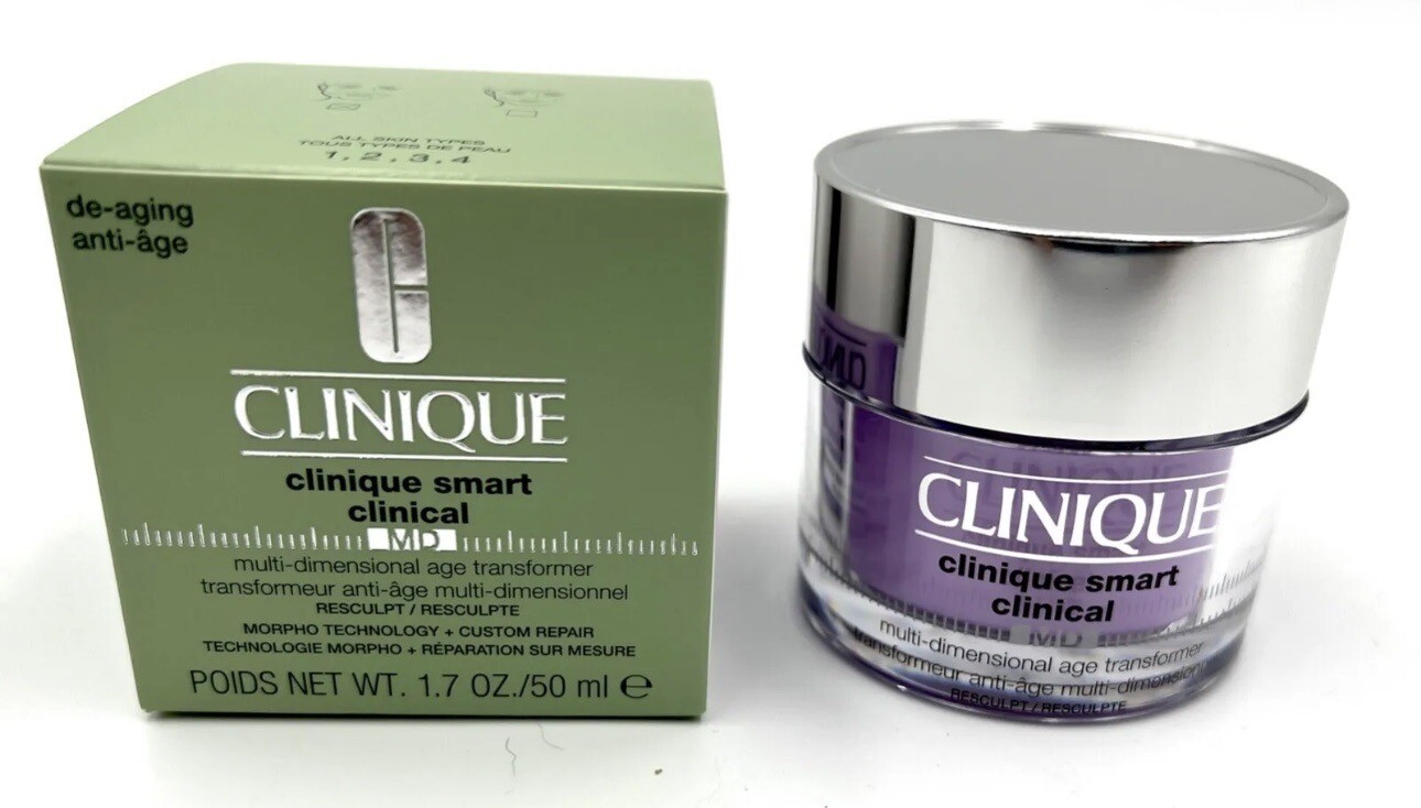 Clinique Smart Clinical MD Age Transformer Cream 50ml Fresh New-image