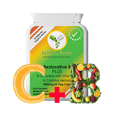 Vitamin B Komplett Komplex + C VEGAN 60 REIN HOCHFEST 5000 MG PRO TABLETTE  