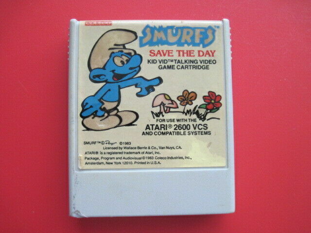 smurfs atari
