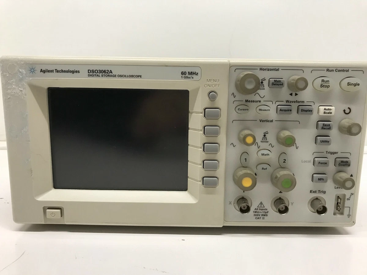 DSO3062A (Agilent/Keysight) Oscilloscope, 60 MHz, GS/s,, 55 OFF