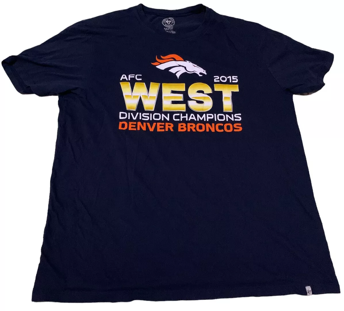 Broncos afc west champions clearance shirt