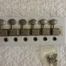 Fender Vintage Style Inline Nickel Tuners For Strattele - 6 Pack