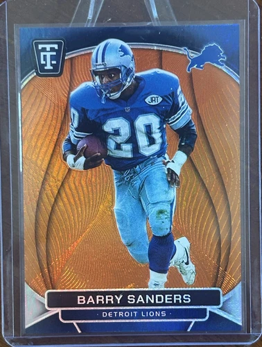 2024 Totally Certified Barry Sanders #200 Mirror Platinum Orange #/99 Lions