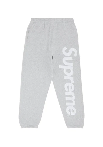 Pantalon de survêtement appliqué satin suprême