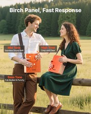 Cajon Box Drum Wood Percussion Instrument with Guitar Strings Travel Bag Strap