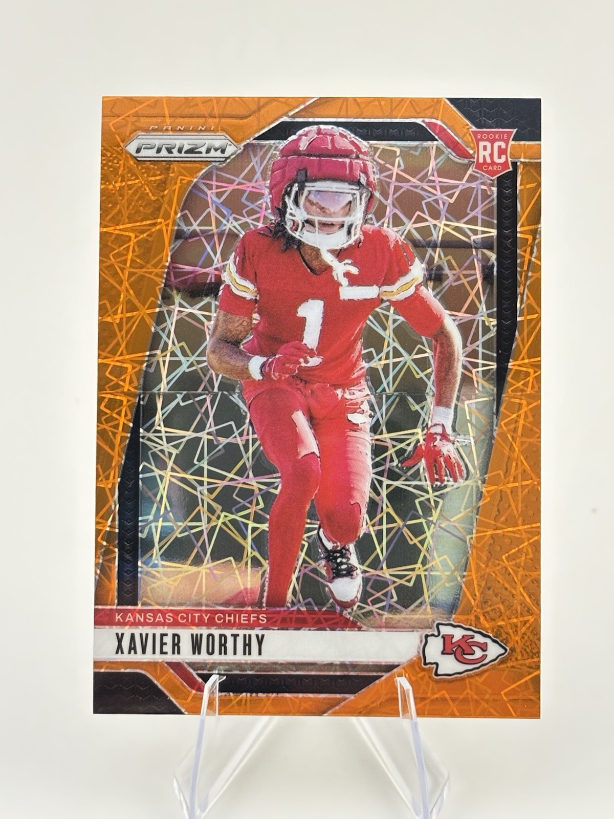2024 Panini Prizm - Rookies Xavier Worthy #399 Lazer Prizm (RC)
