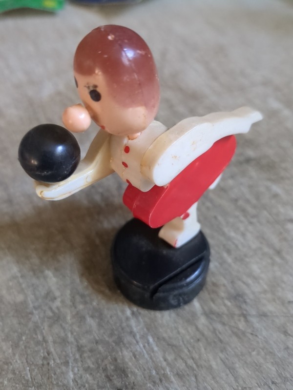 Vintage Bowling Woman Made In Hong Kong