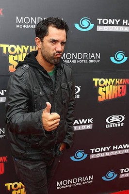 Mike Escamilla arrives at the Tony Hawk Shred Presents Stand Up Fo- Old Photo 1