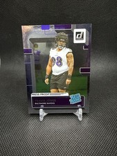2022 Panini Donruss Travis Jones Rated Rookie Silver Press Proof /100 Ravens