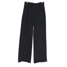 Alo Yoga Womens High Waist Pursuit Trousers Black Wide Leg Pants XS