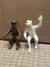 Vintage Marx ChuckWagon Figures-Roy Rogers-Pat Brady-Western Playset-1950 s