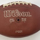 Wilson F1331 Genuine Leather Football Senior Size 9 Brown Made USA Game Ball — photo 3