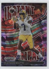 2023 Panini Prizm Draft Picks Instant Impact Red Ice Kayshon Boutte #II-10 1gl7