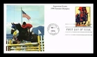 DR JIM STAMPS US COVER SUMMER OLYMPICS EQUESTRIAN EVENTS FDC MYSTIC CACHET