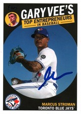 Gary Vaynerchuk Vee Signed 2019 Topps Entrepreneurs Autograph w/ Marcus Stroman