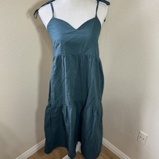 Womens Strappy Cottage Core  Dress Sleeveless Casual Summer Sun Dress