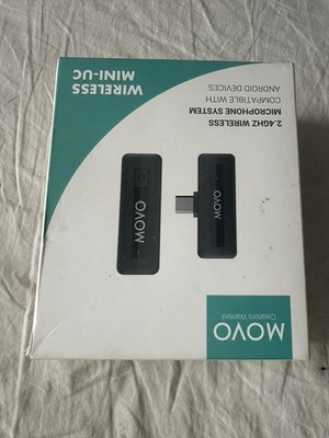Movo Wireless Mini UC Duo USB-C Wireless Lavalier Microphone for Android