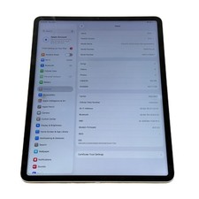 Apple iPad Pro Gen 5 NHNT3LL/A A2379 Silver 128GB Silver 12.9" Smart Tablet 9KC7