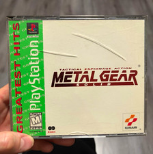 Metal Gear Solid Greatest Hits Sony PlayStation 1 PS1 1998