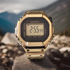 Casio Ring Watch - Gold - CRW001G-9 - brand New 50th anniversary  