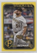 2024 Topps Series 1 Yellow David Bednar #143 b4d