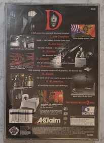D (Sega Saturn) Cib Complete w/ Registration Card - Tested