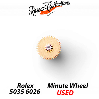 Rolex 5035 6026 Used Good Condition Minute Wheel 5055