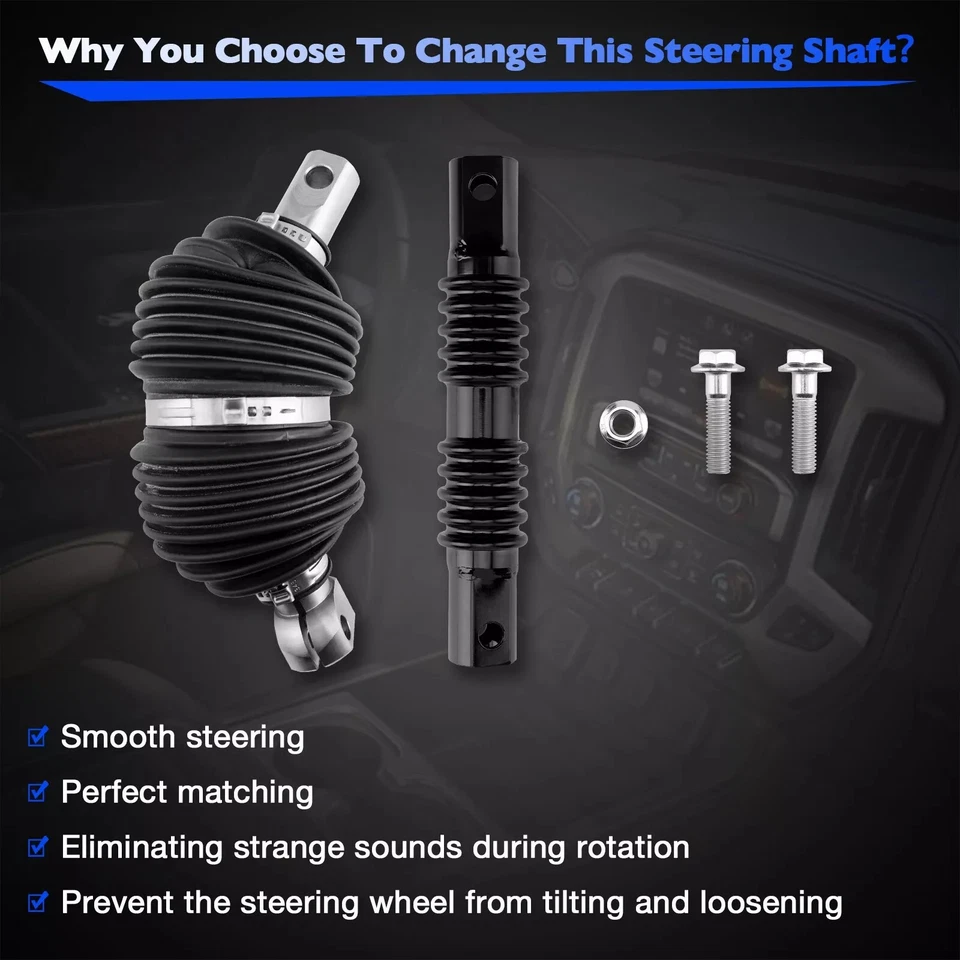 19210226 Intermediate Steering Shaft For Cadillac Chevrolet Silverado GMC Sierra Foto 4 de 4