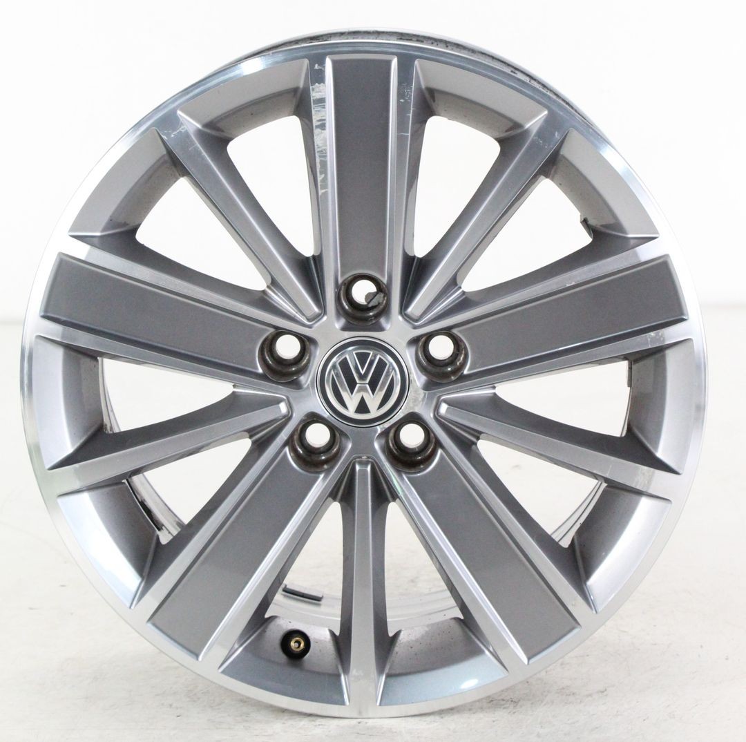 VW Polo 6R 6C Alloy Wheel 15 Inch Wheel Gray Gl. Single Wheel 6RD601025J