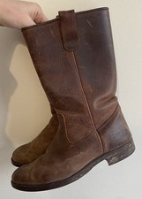 TOAST  'Roper'  BROWN LEATHER BOOTS Ladies size 6